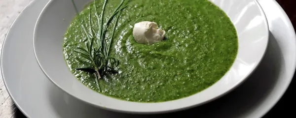 Kremna koprivno-krompirjeva juha