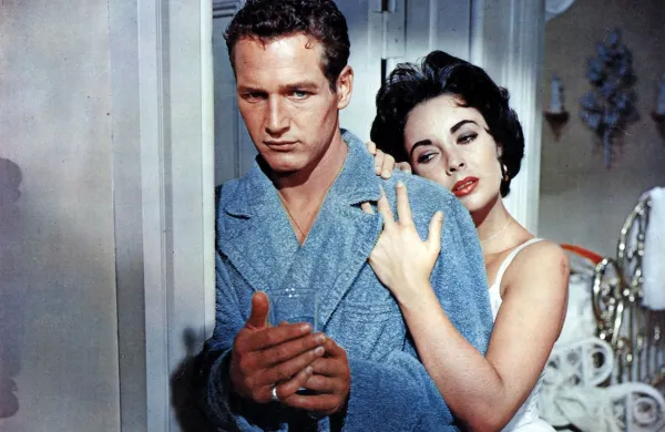   Paul  Newman je v filmu  Mačka na vroči pločevinasti strehi zaigral 
ob Elizabeth Taylor. 