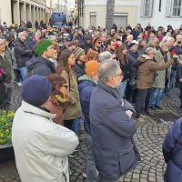 Protestniki skandirali: &ldquo;Mussolini ni moj some&scaron;čan&rdquo; - odzvali so se tudi v zavodu GO! 2025