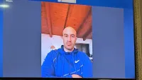 Bojan Stanojević se je na sojenje v Ljubljani oglasil prek videopovezave iz   Črne gore. 