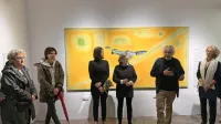 Otvoritve razstave so se udeležili z leve proti desni: Fulvia Grbac, 
Lara Marconi Jeranko, Ira Niero Marušič, Majda Skrinar, Andrej 
Medved in Tatjana Sirk.