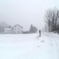 Sneg pobelil vi&scaron;je ležeče dele Primorske (FOTO)