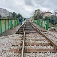Zaradi trka v most bo cesta zaprta vsaj dva tedna