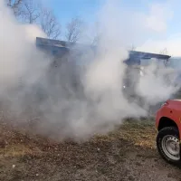 Zagoreli panji in ostre&scaron;je poslopja