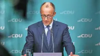 Vodja nemških krščanskih demokratov (CDU) Friedrich Merz si v vladi želi socialdemokrate. 