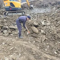 Granata je bila zarita globoko v lapornatem terenu.