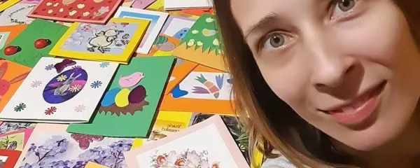 Lani so v domove starejših po Sloveniji poslali 2586 velikonočnih 
voščilnic.