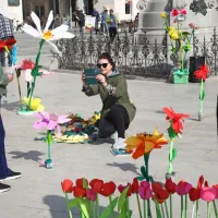 Cvetoči Tartinijev trg navdu&scaron;il obiskovalce (FOTO+VIDEO)