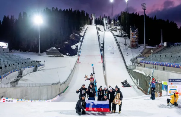 Slovensko zmago je zasenčil kaos s kombinezoni Norvežanov