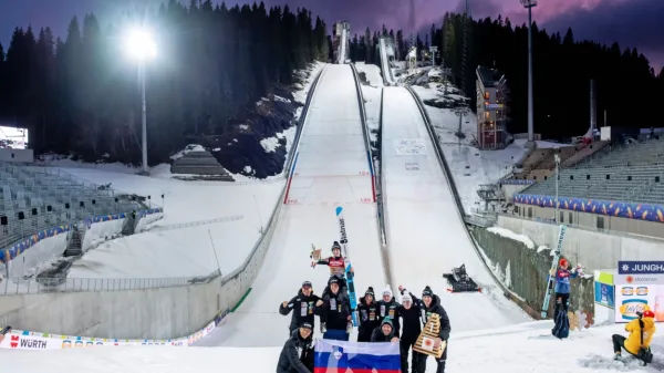 Slovensko zmago je zasenčil kaos s kombinezoni Norvežanov