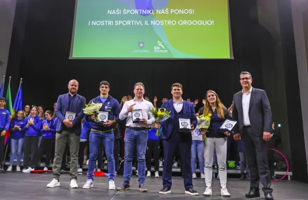 Najboljši koprski športniki leta 2024: Leški, Vodišek in rokometaši (FOTOGALERIJA)