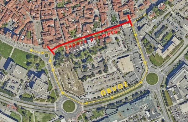 Od jutri popolna zapora dela Vojkovega nabrežja v Kopru
