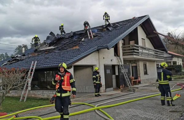 Gasilci PGD Pivka so požar pogasili. 