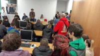 Prostori novogoriške območne službe zavoda za zaposlovanje so 
bili pretesni za vse, ki so prišli na  zaposlitveni dogodek. 