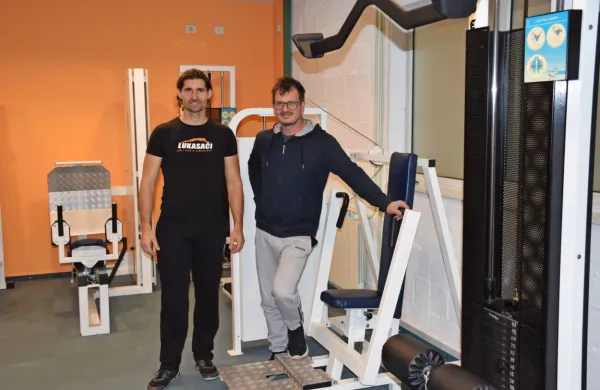 Luka Luzar in Dejan Koglot vidita v vrnitvi fitnesa veliko pridobitev.