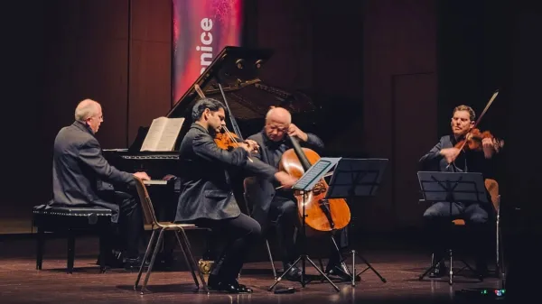 Nastopili so Tomaž Petrač (klavir), Robert Lakatoš (violina), 
Roberto Papi (viola) in Andrej Petrač (violončelo)