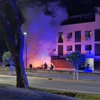 V Izoli zgorel avtomobil