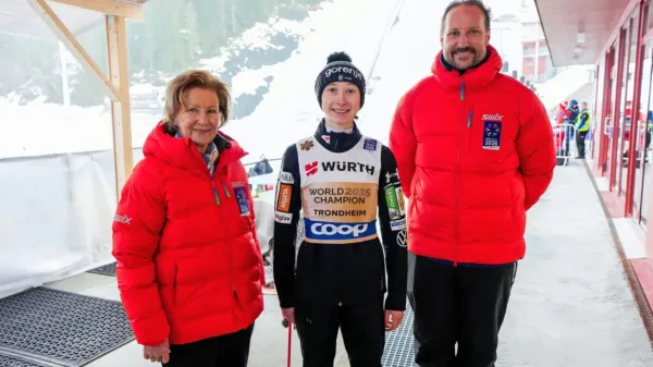 Niki Prevc sta čestitala tudi kraljica in prestolonaslednik