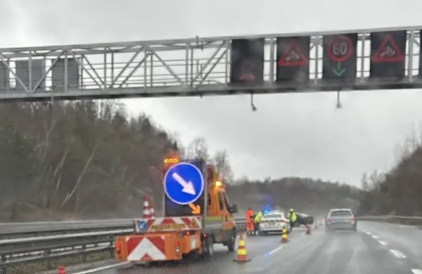 Na primorski avtocesti prometna nesreča