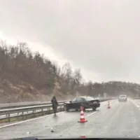 Na primorski avtocesti prometna nesreča