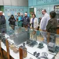   Obiskovalci v muzeju obiščejo tudi staro upravljalsko sobo in 
strojnico HE Doblar.  