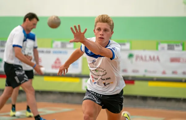 Jaka Štremfel se je v sobotnem finalu izkazal z zmago v hitrostnem 
zbijanju.
