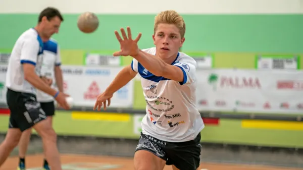 Jaka Štremfel se je v sobotnem finalu izkazal z zmago v hitrostnem 
zbijanju.