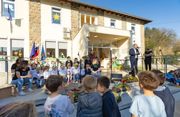 V Rižani so slovesno obeležili konec temeljite prenove vrtca.