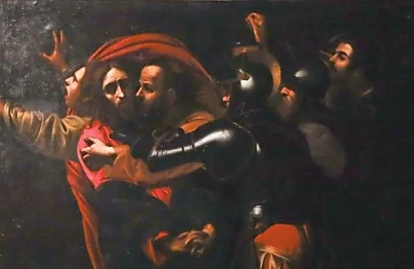Baročni mojster Caravaggio je umetnino naslikal leta 1602 

