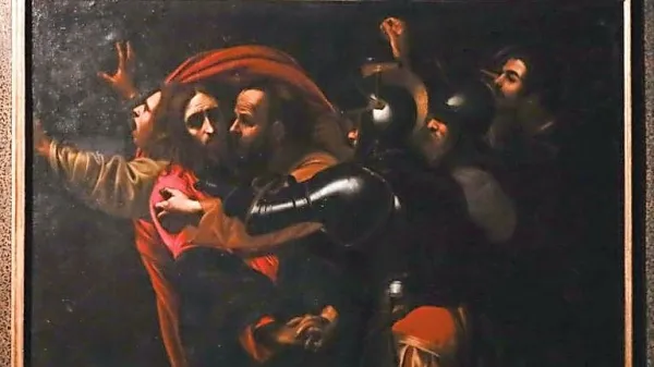 Baročni mojster Caravaggio je umetnino naslikal leta 1602 

