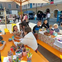 Poskrbeli so, da otrokom ni bilo dolgčas. 