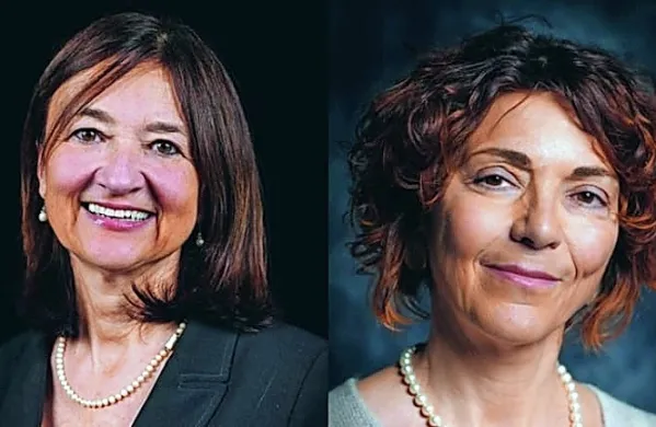 Za položaj rektorice se potegujeta Donata Vianelli (levo) in Ilaria 
Garofolo