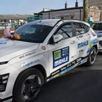 Hyundai je bil najuspešnejša znamka relija. V ospredju sta vozili 
prve in druge posadke tekmovanja.	