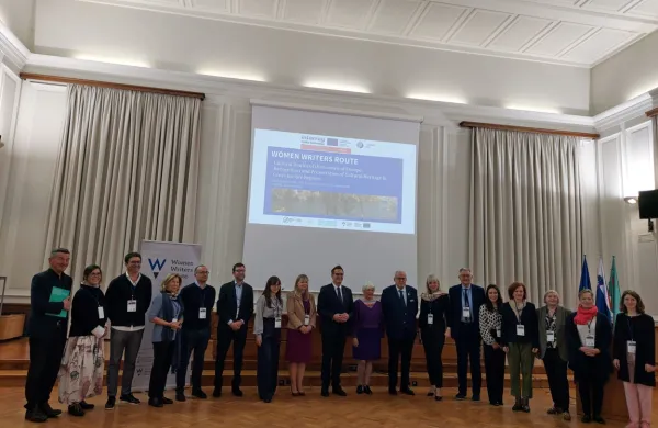 Predstavnike osmih Kulturnih poti Sveta Evrope sta v Novi Gorici 
pozdravila župana Goric, Samo Turel in Rodolfo Ziberna.