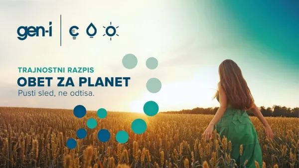 Obet za planet: GEN-I razpisuje 100.000 evrov za slovenske trajnostne projekte