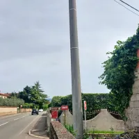 Minuli konec tedna na  obcestnem  stebru  ni  bilo več škatle  za  
radar. 