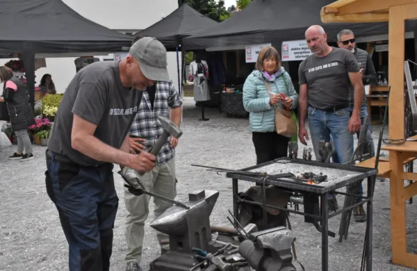 Morda najbolj atraktivna predstavitev poklicev je potekala na 
stojnici območne zbornične sekcije kovinarjev.