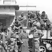 V Trstu so se srečali partizani in novozelandske enote.