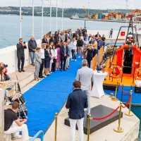 Pomorski piloti so ob petletnici delovanja dobili nov čoln (FOTO)