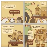 Eden izmed prvih Tiinih stripov, v katerem nastopa tudi rdeečeoka 
podgana Šila. 