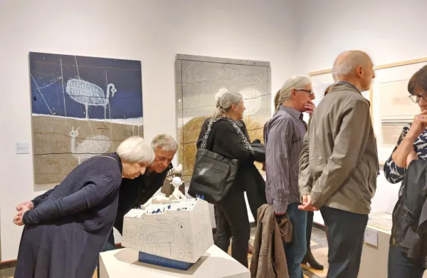 Razstava na gradu Kromerk obsega več kot 150 Makučevih del. 