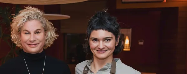 Ana Roš (levo) in Chiara Pavan