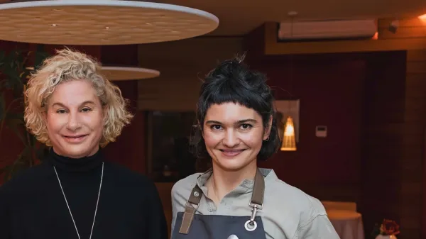 Ana Roš (levo) in Chiara Pavan