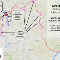 Kje bodo v soboto zapore prometa v Novi Gorici in Brdih ter kje parkirati?