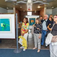 Z odprtjem razstave grafik Zvesta Apollonia krstili tudi kulturni kotiček na sedežu Primorskih novic (FOTO)