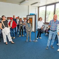 Z odprtjem razstave grafik Zvesta Apollonia krstili tudi kulturni kotiček na sedežu Primorskih novic (FOTO)