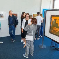 Z odprtjem razstave grafik Zvesta Apollonia krstili tudi kulturni kotiček na sedežu Primorskih novic (FOTO)