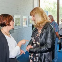 Z odprtjem razstave grafik Zvesta Apollonia krstili tudi kulturni kotiček na sedežu Primorskih novic (FOTO)