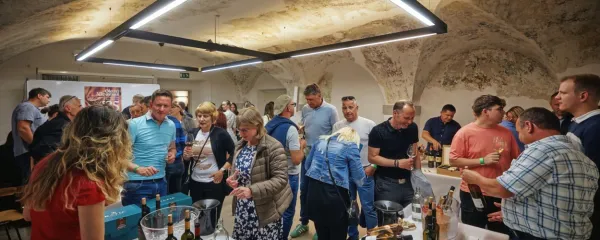 Okusi Vipavske so potekali tako v Lanthierijevem dvorcu kot okrog 
njega.