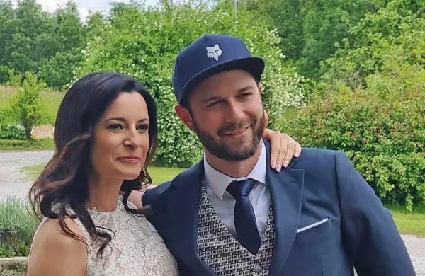 Mladoporočenca Jana Morelj in Marko Vidmar